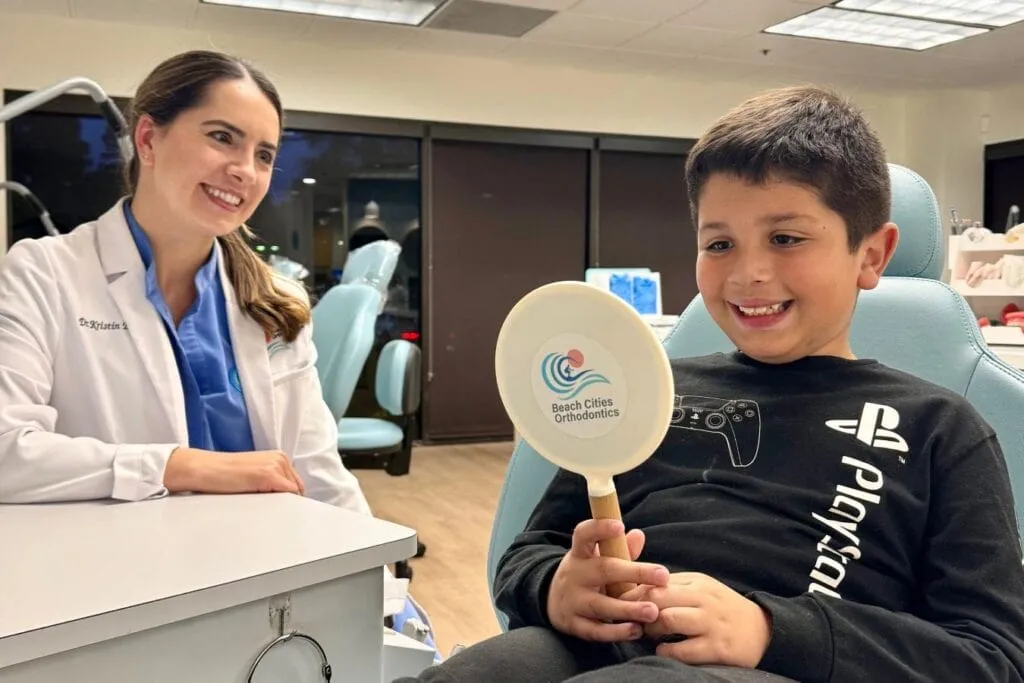 Dr. Brothers and young patient